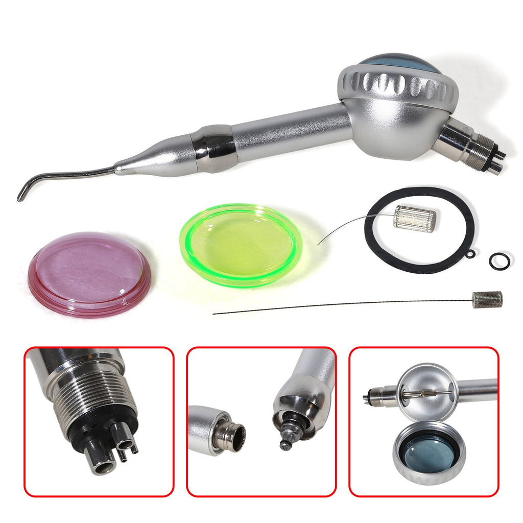 Dental Teeth Polishing 4 Holes Polisher Handpiece Hygiene Air Flow Prophy Jet