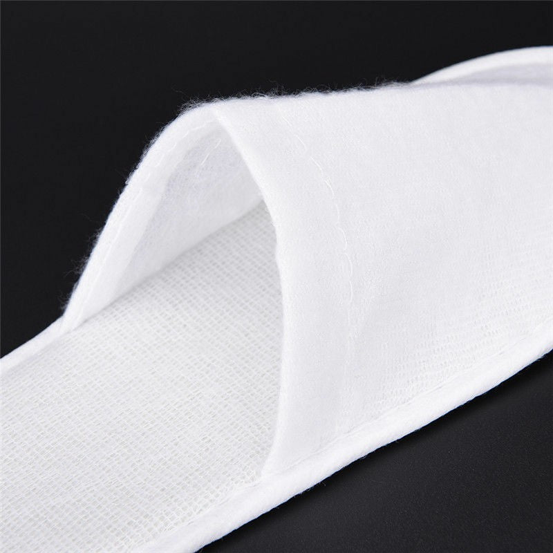100 Pairs Spa Hotel Guest Slippers Close Toe Towelling Disposable Terry
