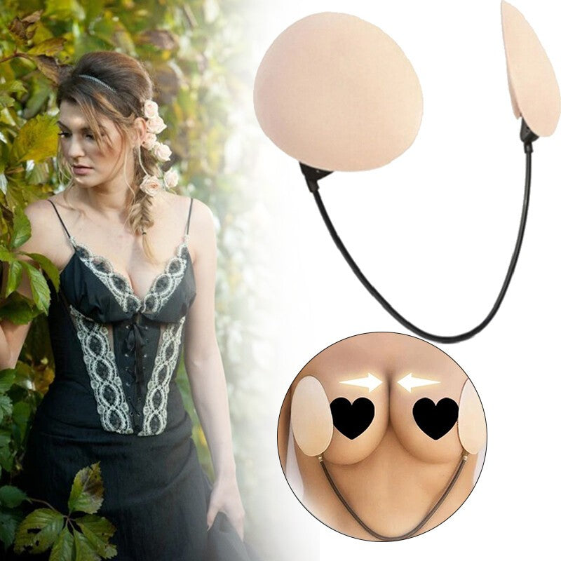 Invisible Push-Up Frontless Bra Silicone Deep Plunge Backless&Strapless Bra Kit