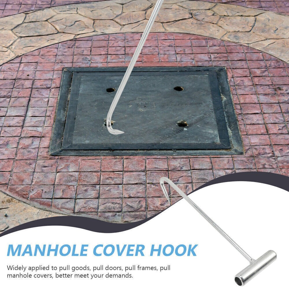 2*Manhole Cover Hooks, Cover Hooks, Lifting Hooks And Manhole Cover Lifters Made