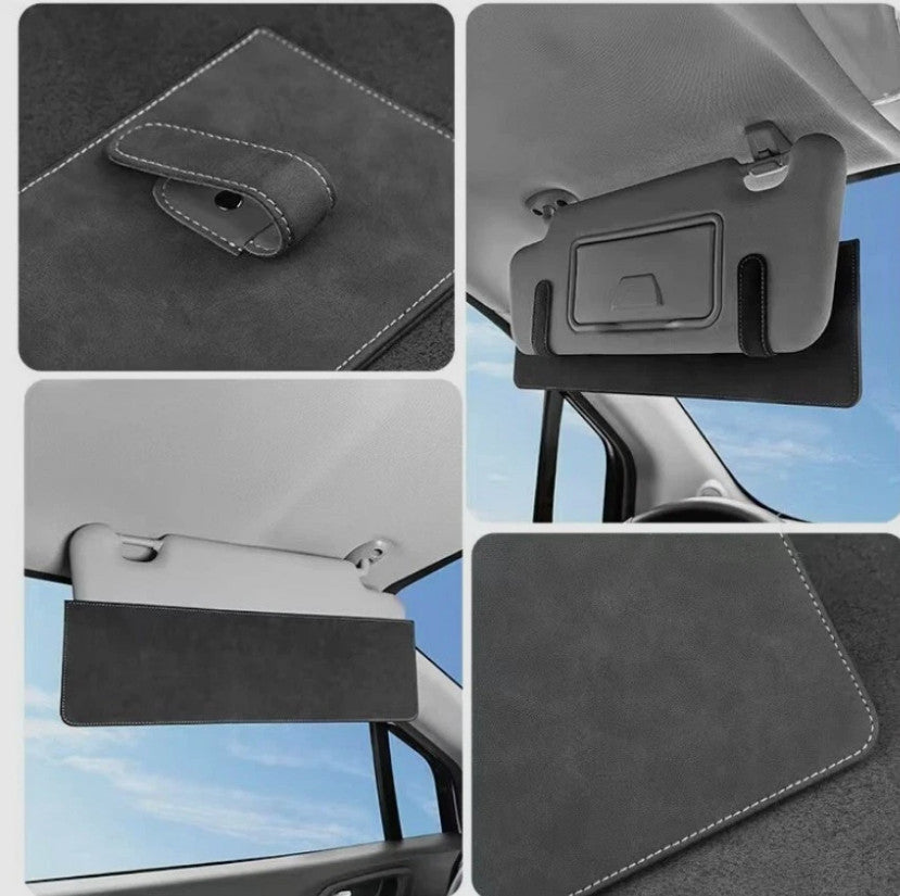 Car Sun Visor Extension Extender Clip on Glare Reducer Low Sun Driving Protector