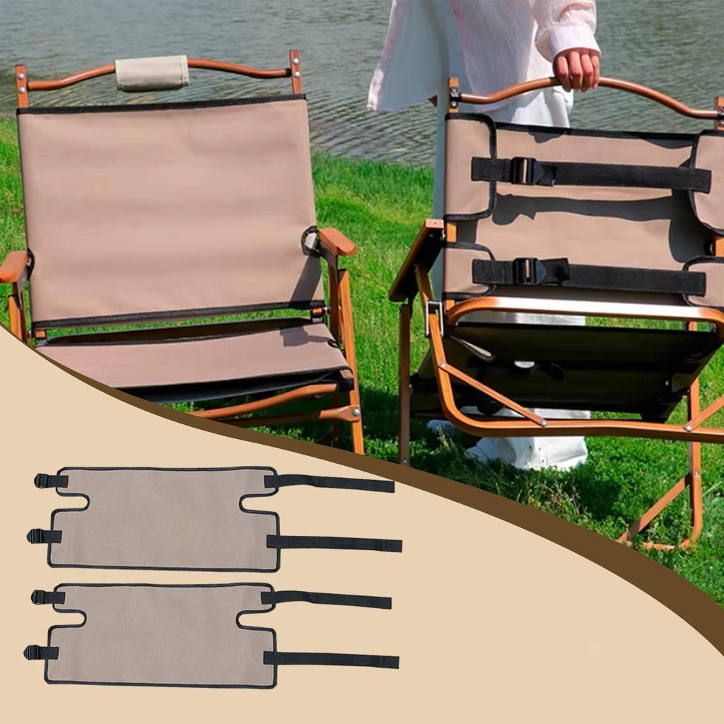 Outdoor Folding Chair Accessory Double Layer Oxford Cloth Backrest Cushion for
