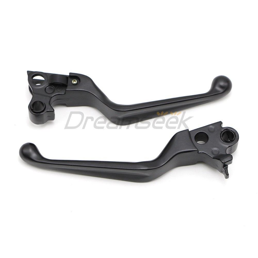 Clutch Lever Brake Lever for Harley Sportster 96-03 Softail 11-14 Black
