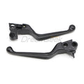 Clutch Lever Brake Lever for Harley Sportster 96-03 Softail 11-14 Black