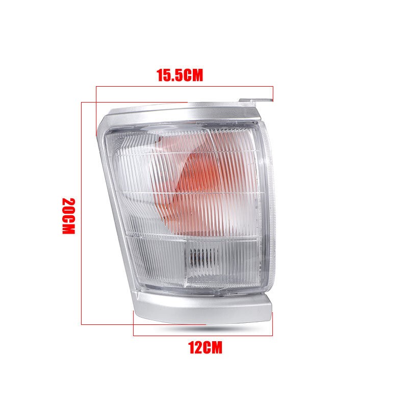 Pair LH+RH Front Corner Indicator Park / Side Lights for Toyota Hilux 1997-2001.