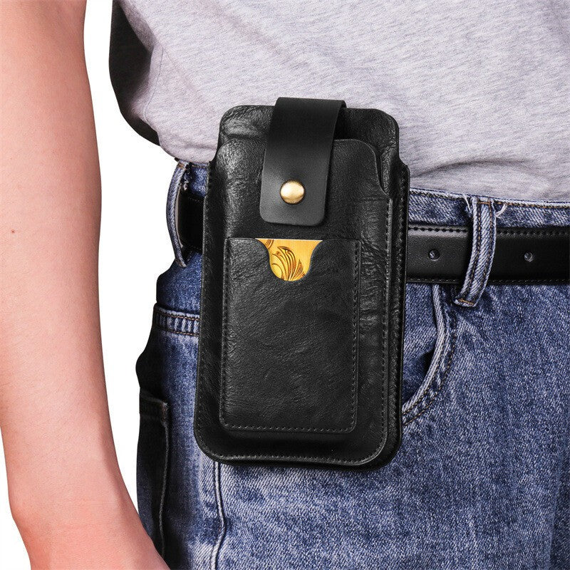 Universal mobile phone belt clip pouch bag wallet purse pu leather holster case