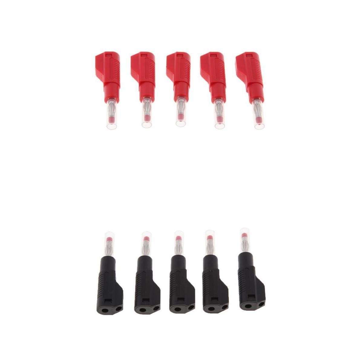 10Pieces 4mm Banana Plug for Test Probe Instrument Meter