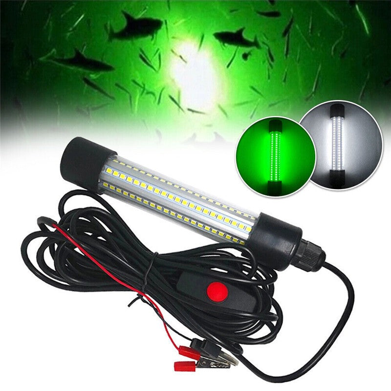 12V 126LED 5M Underwater Submersible Fishing Light Night Crappie Shad Squid Lamp