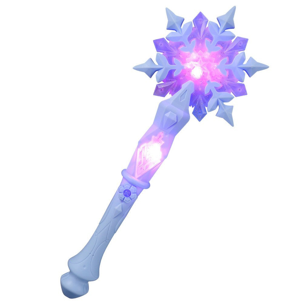 Princess Snowflake Glow Wand Light Up Stick For Kids Birthday Halloween Party