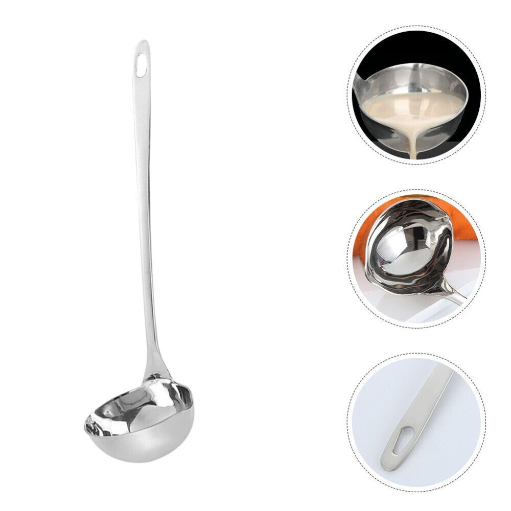 Deep Soup Ladle Convenient Large Stainless Steel Multipurpose