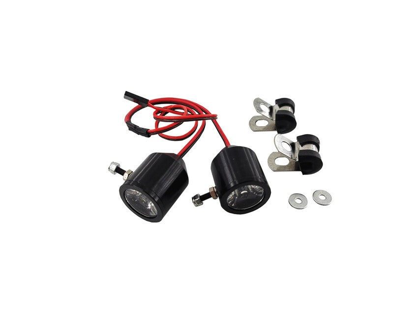 1 Pair 3W LED Light Headlight Spotlight RC Car Truck Off-road Vehicle Climber