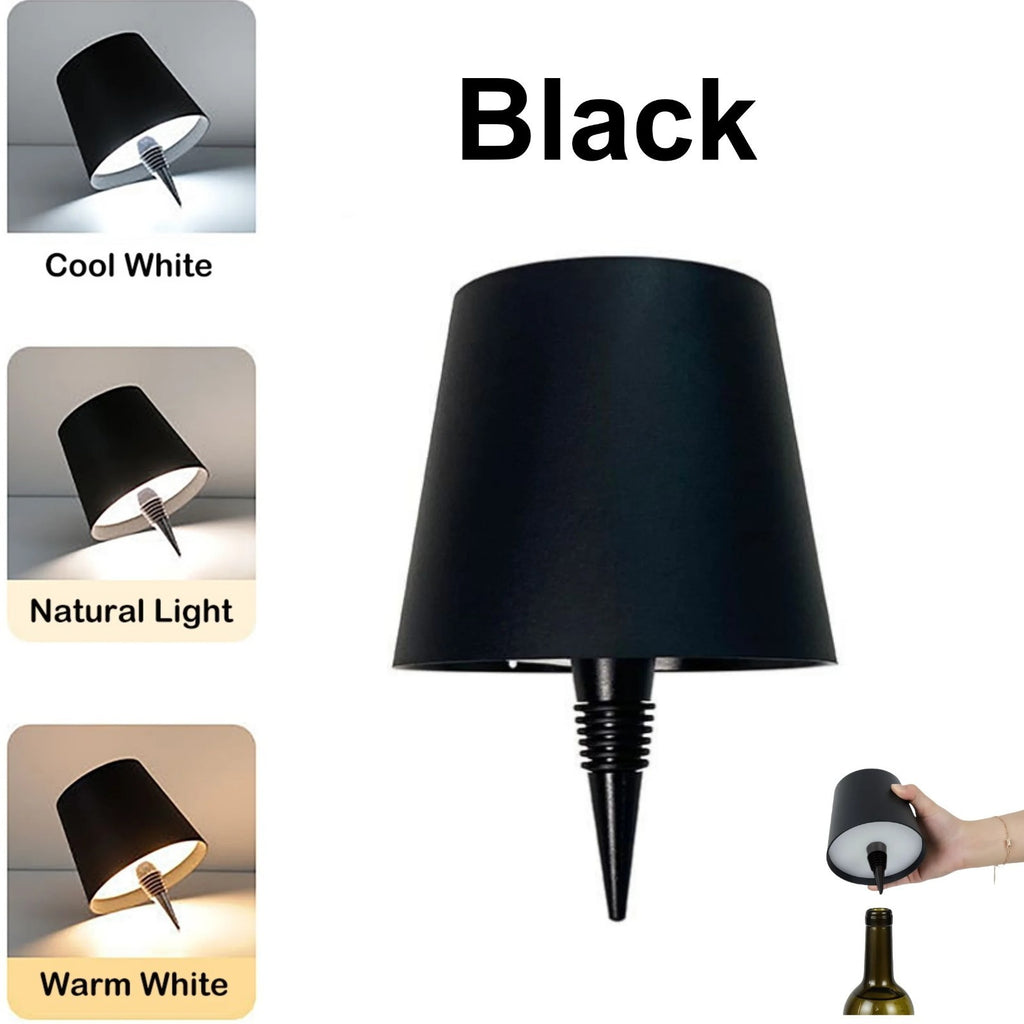 Wireless Bottle Lamp LED Wine Bottle Light 3 Light color for Restaurant & Bar UK