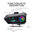 Bluetooth 5.3 HiFi Wireless Motorbike Call Headphone Motorcycle Helmet Headset