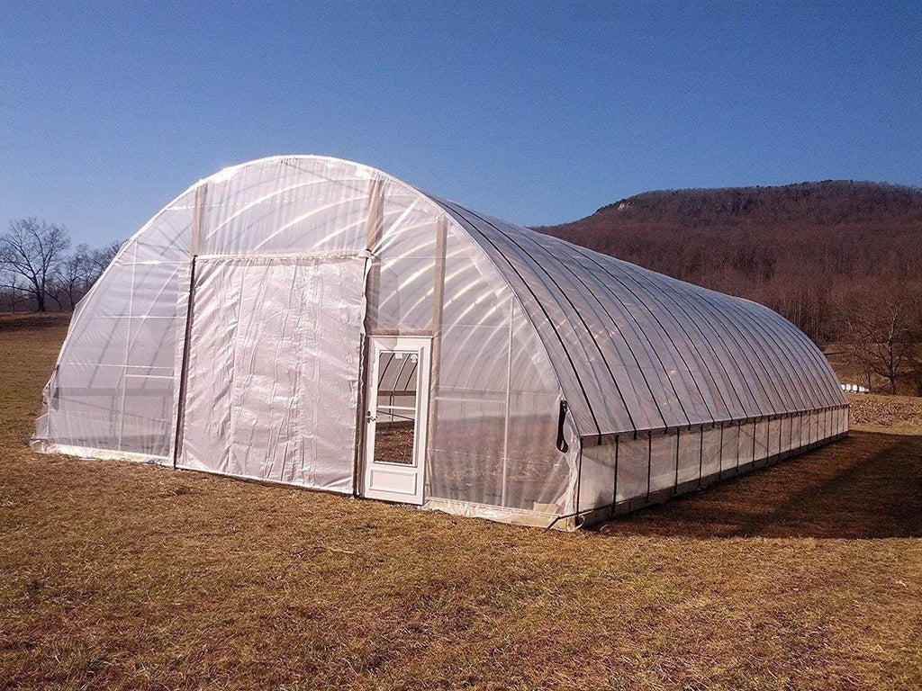 Heavy Duty Thick Clear Film Poly Tunnel Plastic Sheet Garden Greenhouse Cover UK