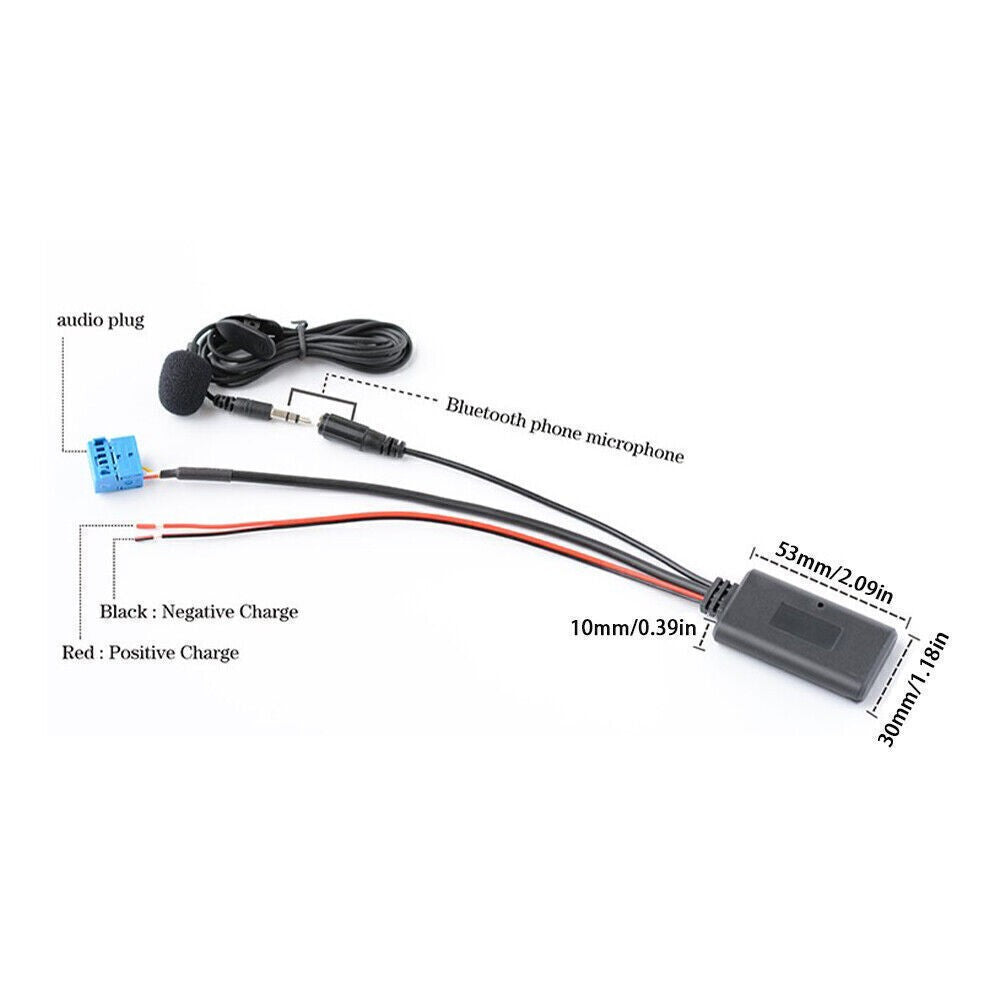 For BMW AUX Bluetooth 5.0 Car Radio Audio Cable Adapter E60 E66 E82 E87 E90 E92