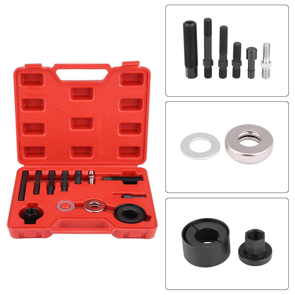 Car Vehicle Power Steering Pulley Puller And Installer Tool Kit Set Pump UK
