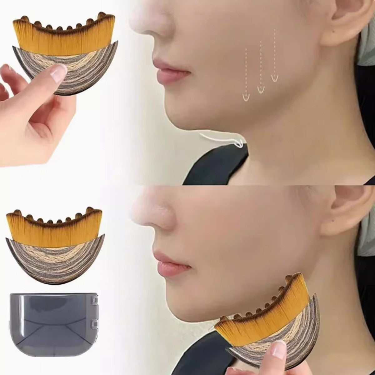 Lymphatic Face Brush, Dry Brushing Face Brush Lymphatic Drainage Brush