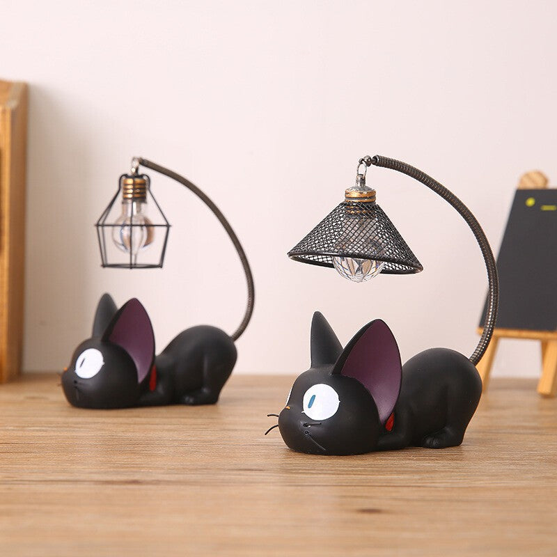 Desk Lamp Cat Form Nightlight Decor Creative Gift Light Bedroom Garden Ornaments