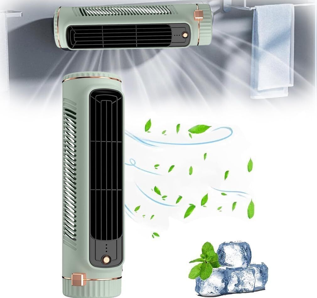 Shirem Cooling Ace portable air  cooling fan quiet with 3 speeds(White)