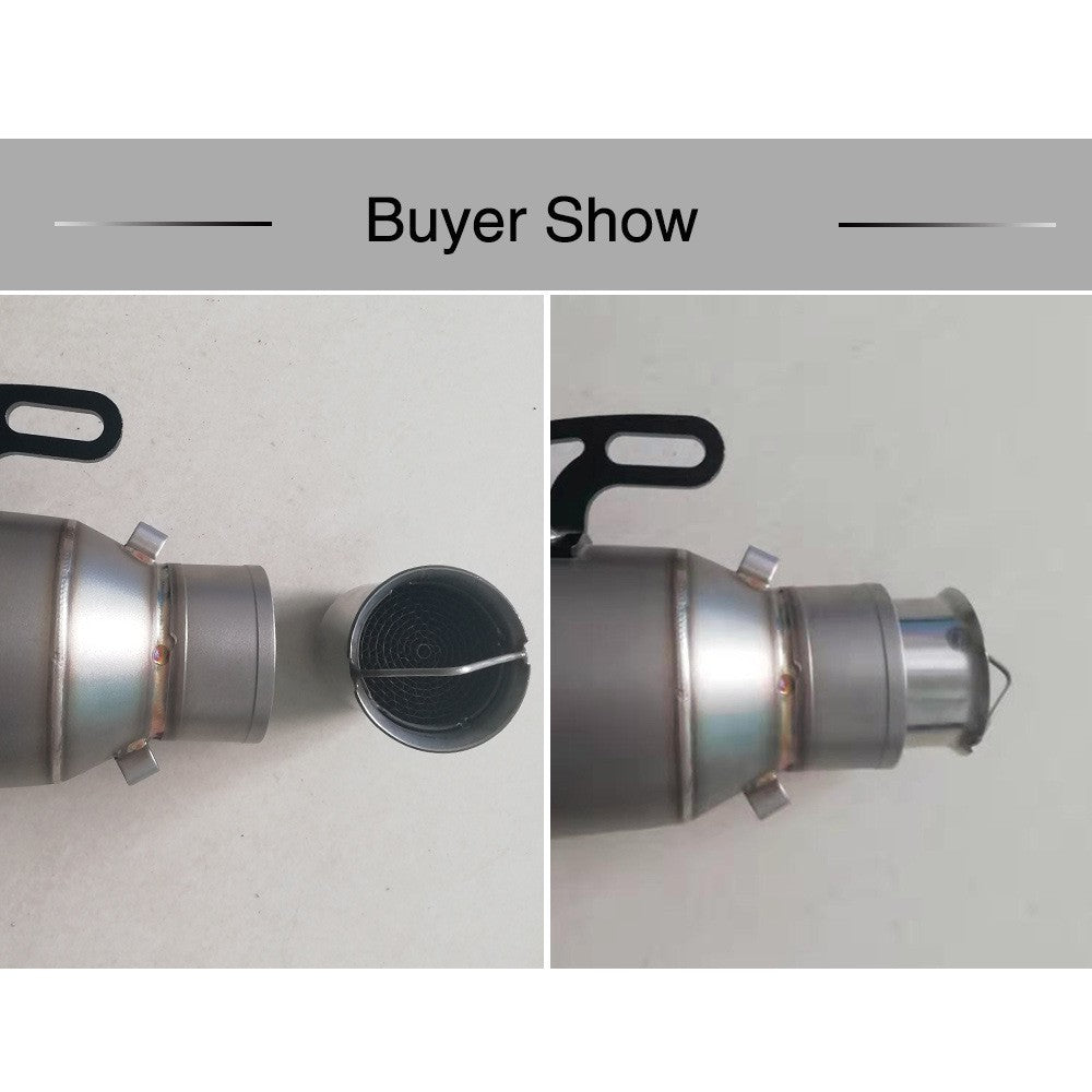 Universal 60mm Motorcycle Exhaust Pipe Muffler Silencer Db Killer Noise Reducer