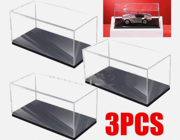 1:43 Acrylic Display Box Transparent Model Car Dust Cover Box Holder
