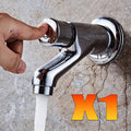 Wall Mounted Push Button Brass Cold Water Tap Bathroom Automatic Closing Faucet