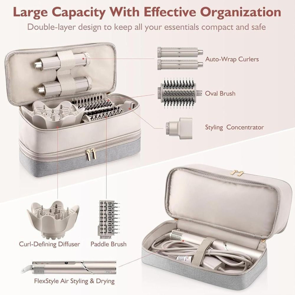 Compartment Bag Ideal for Shark Flexstyle Hair Curlers and Compact Dryers