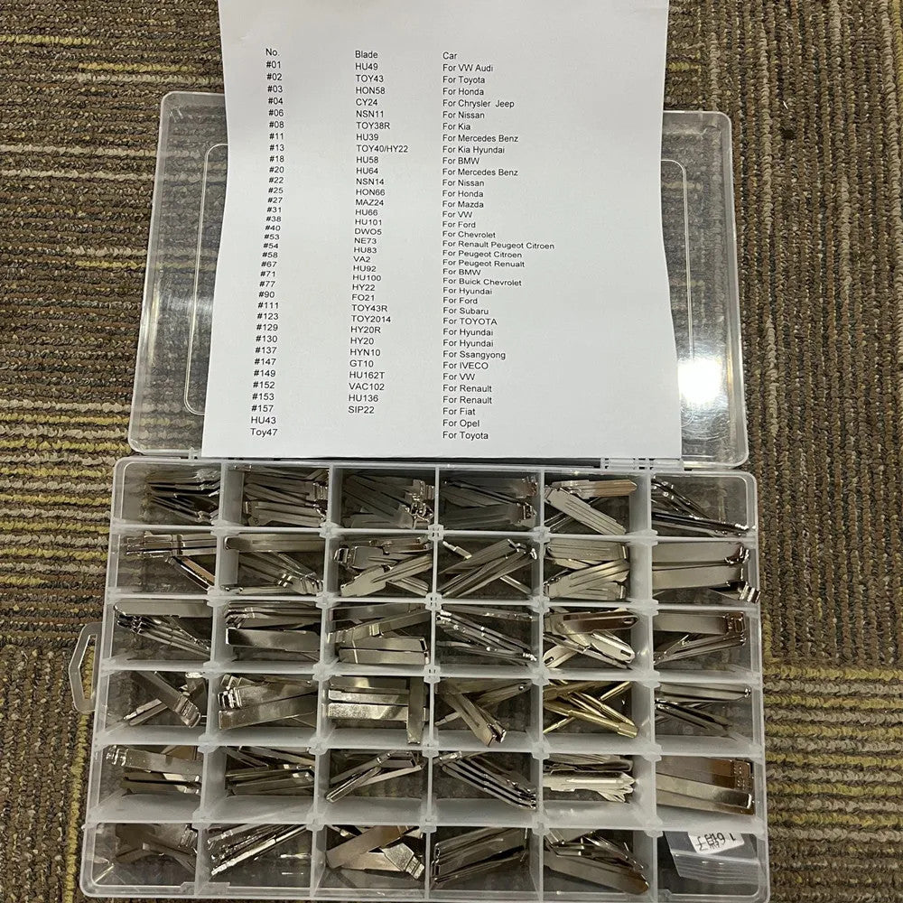 175pcs Car key Blank suitable for Keydiy XHorse Remote Key Blades