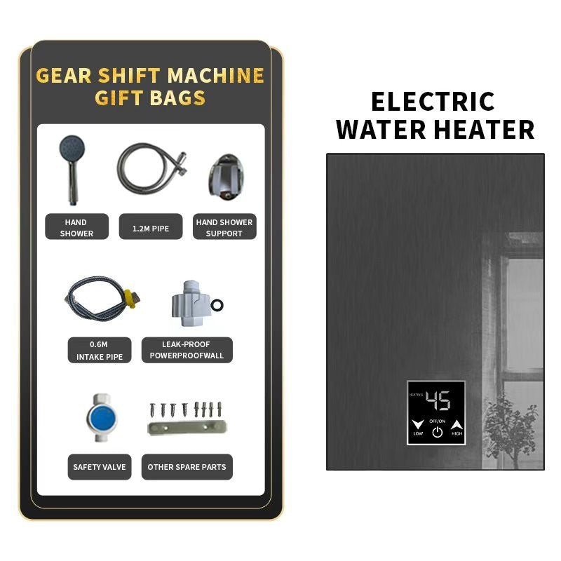 5500W Instant Electric Tankless Water Heater On‑Demand Hot Water Shower