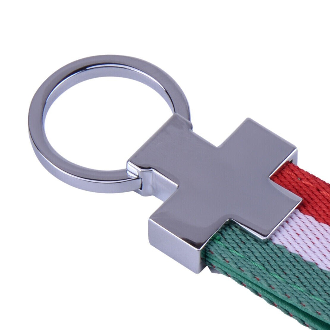 Italy Key Strap Keychain PU Leather Keyring Italian Flag