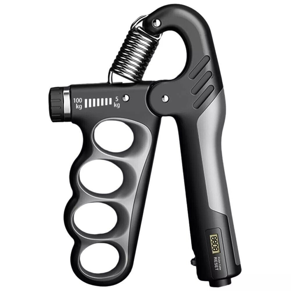 5-100KG Adjustable Grip Strengthener Hand and Forearm Trainer with Counter