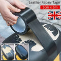 Leather Vinyl Repair Kit Restore Car Seat Couch Sofa Bus Patch Tape Black