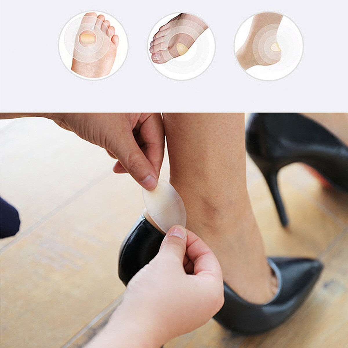 10x Hydrocolloid Gel Blister Plaster Anti-wearing Heel Protection Stickers