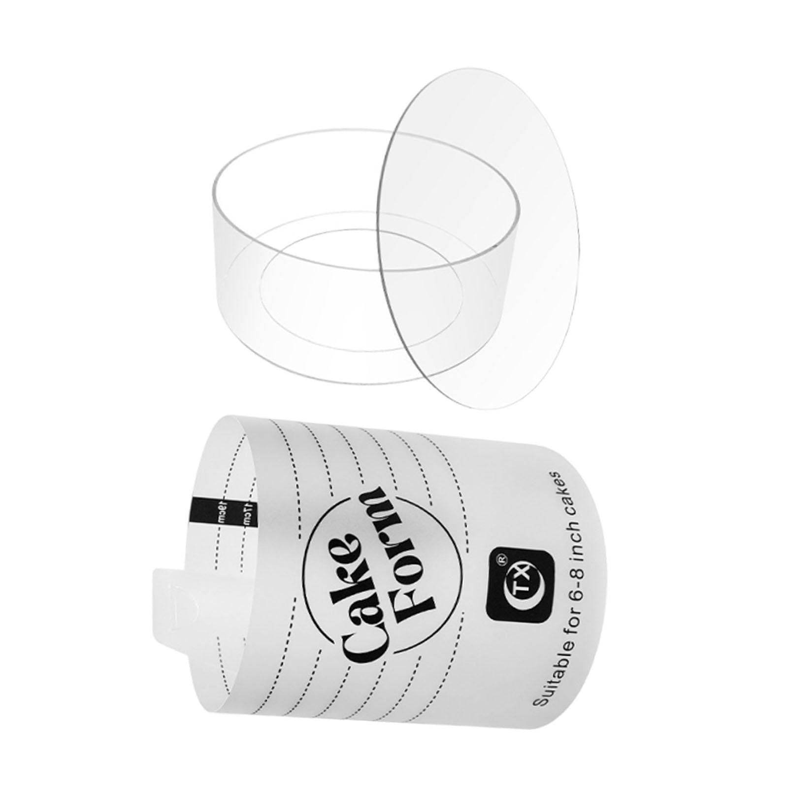 Acrylic Cake Form, Cake Making Tool for Beginners and Pros, Premium Accessory