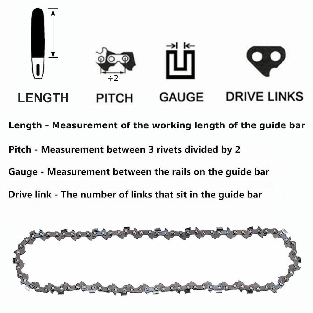3 X For Husqvarna 120 Mark II Chainsaw Chain 14" 35CM 52 links 14 inch Bar Saw
