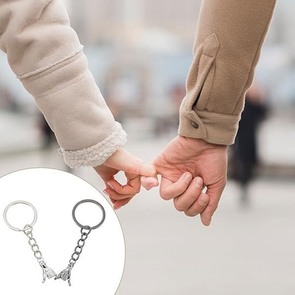Matching Keychains for Couples, Pinky Promise Gift Matching Couples Keychain