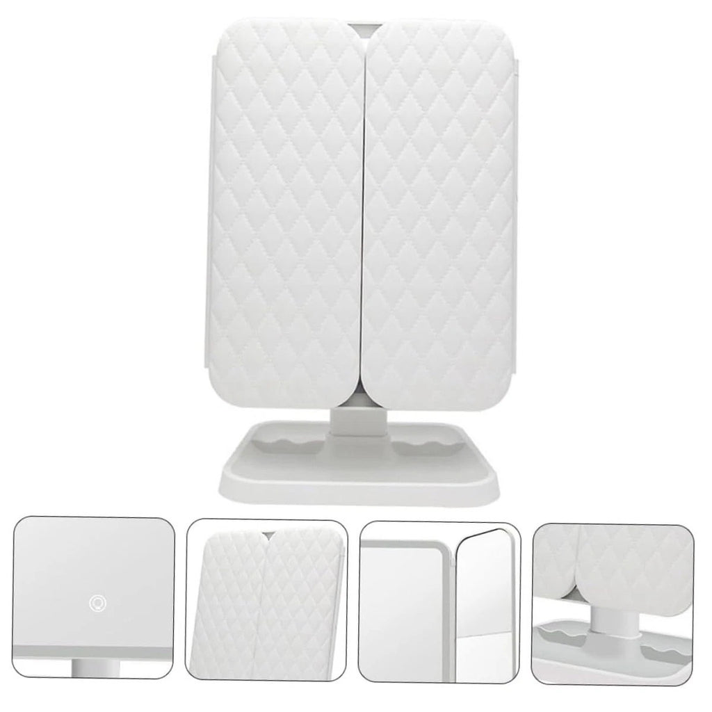 52 LED Touch Screen Makeup Mirror Lighted Tabletop Cosmetic Vanity Illuminated