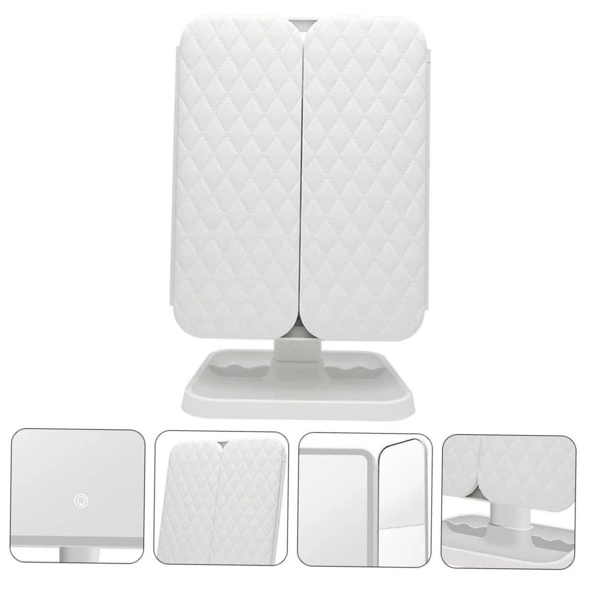 52 LED Touch Screen Makeup Mirror Lighted Tabletop Cosmetic Vanity Illuminated