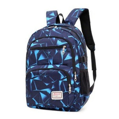 School Bag 3Pcs Set Large Camouflage Backpack Girls Boys Travel Rucksack Bag