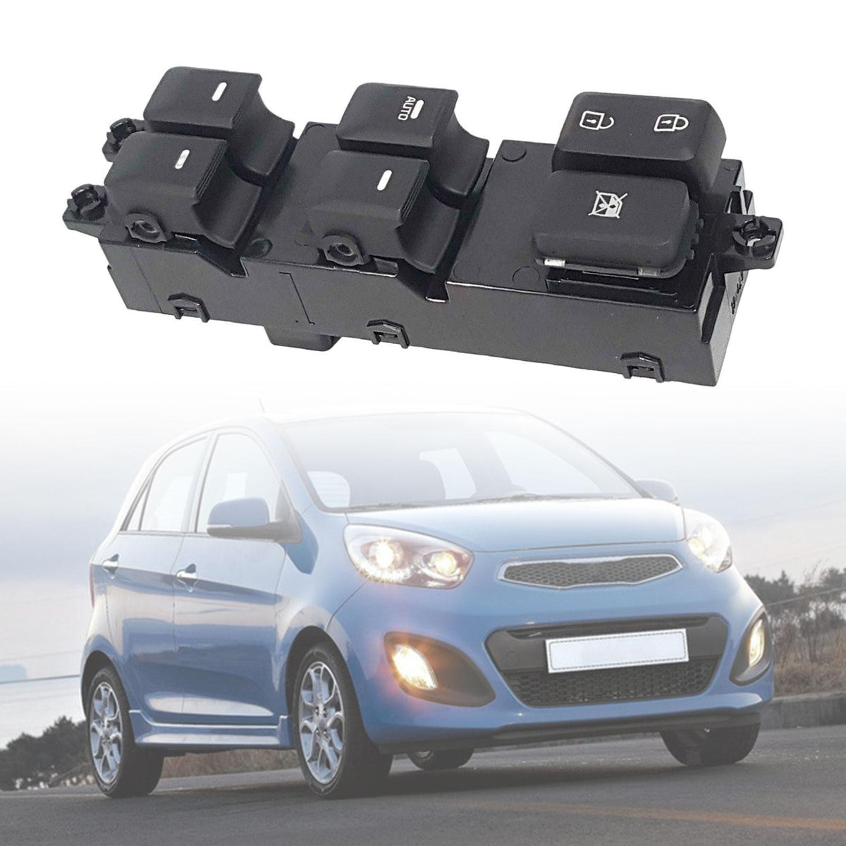 Front Power Window Switch Master Driver Side for Kia picanto 2012-2015