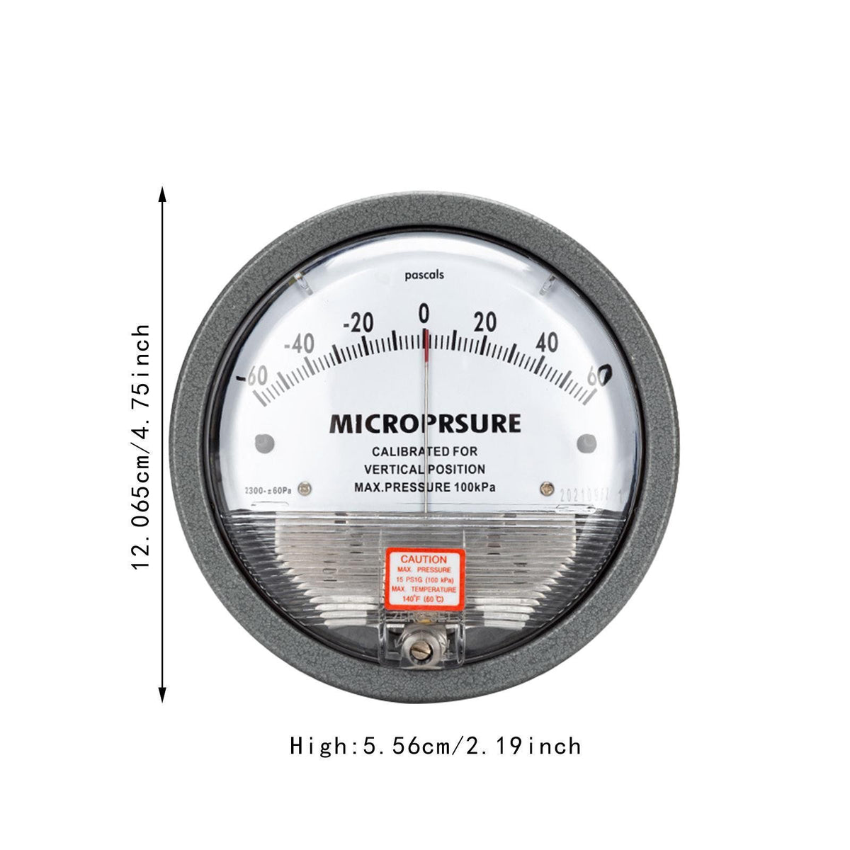 Micro Differential Pressure Gauge Differential Manometer Professional