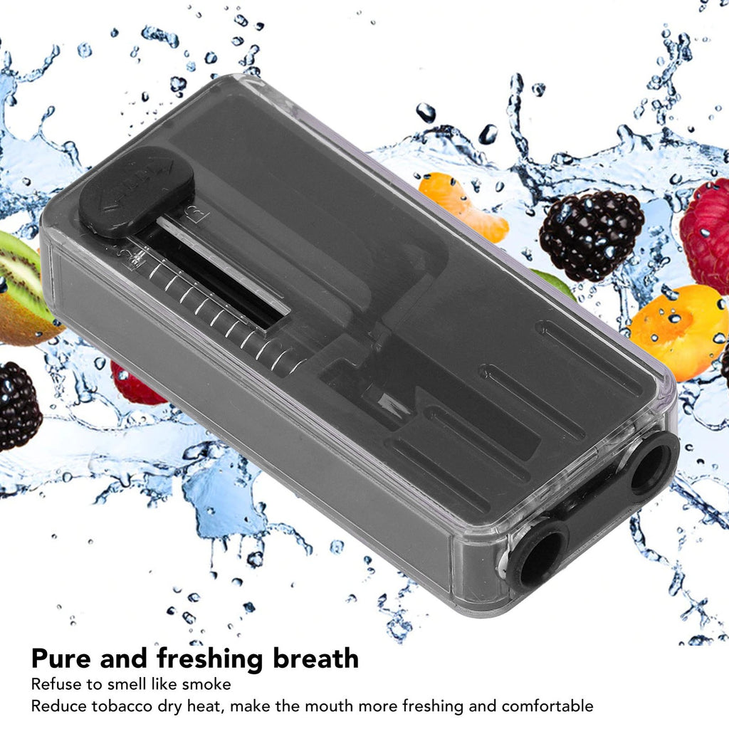 (Black)Crushball Dispenser 2 Pcs Cigarettes Apsules Dispenser Cigarette