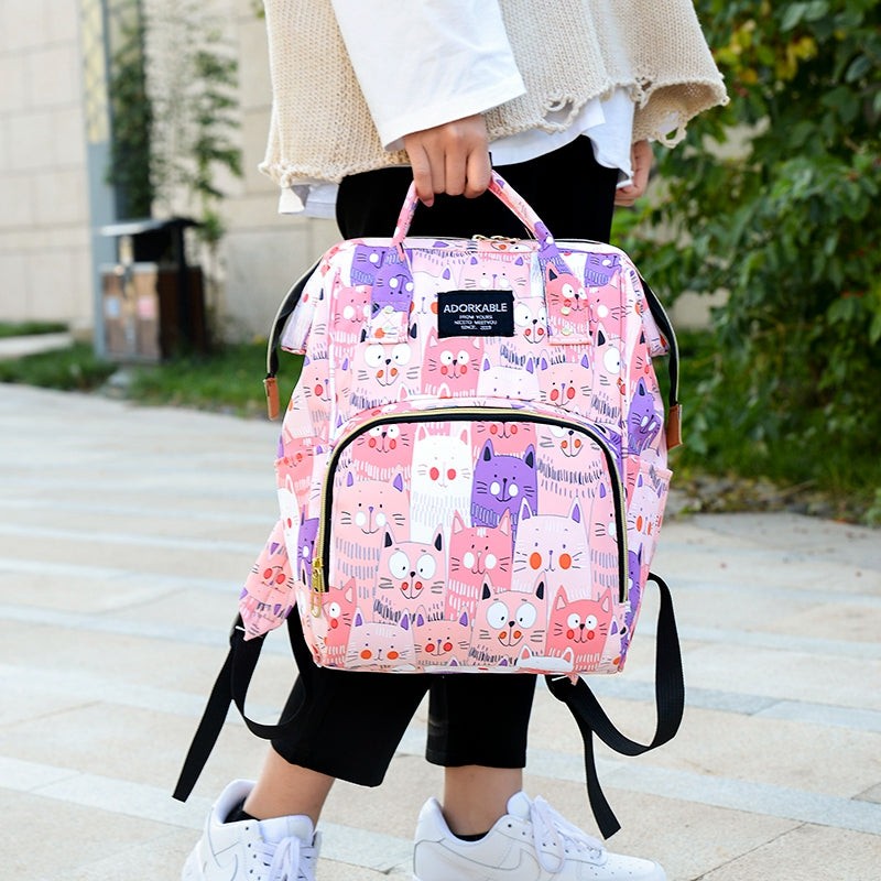 Hod Health & Home Cute Colourful Multifunctional Backpack Nappy Bag fabric,nylon