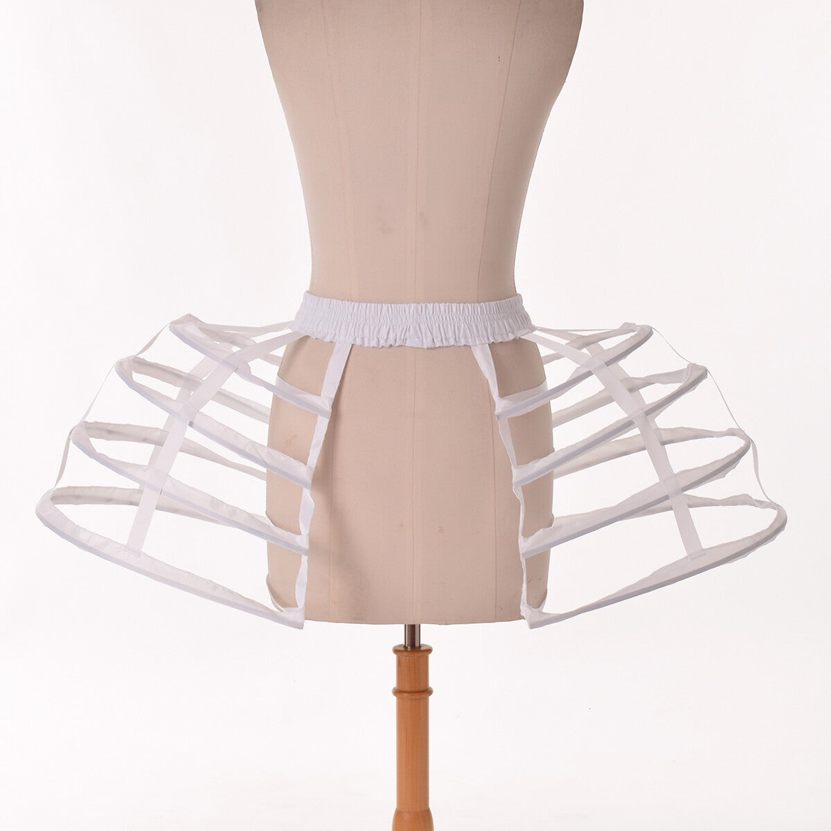 Cage Hoop Skirt Petticoat Dress Pannier Bustle for Costume Stage Performance