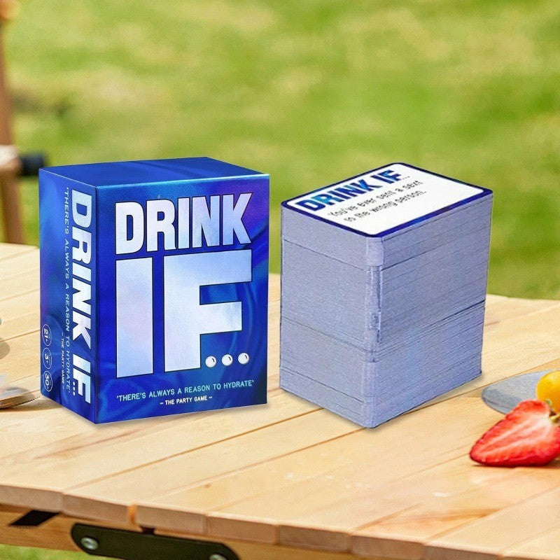 Drink IF Hilarious Adult Drinking Game. Party Card Game For Friends & Family