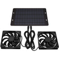 New Ventilation Fans Solar Powered Panel Fan Exhaust Fan for Greenhouse Camping