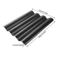 4 Wave Baguette Baking Tray Bread Mold French Loaf Tin Non-Stick Cake Plate Tool