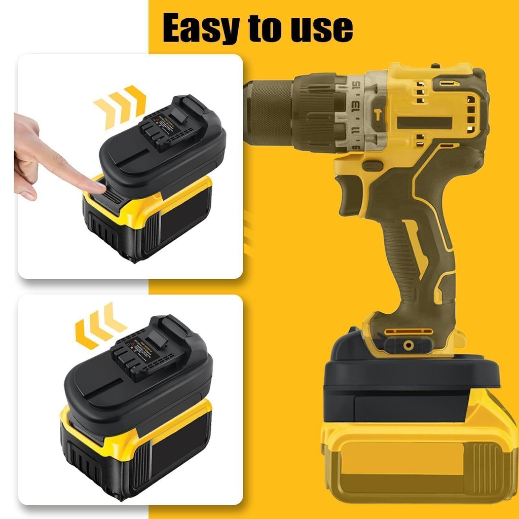DM18DW12 Adapter For Dewalt 18V/20V Max Battery Convert to Dewalt 12V Max Li-ion