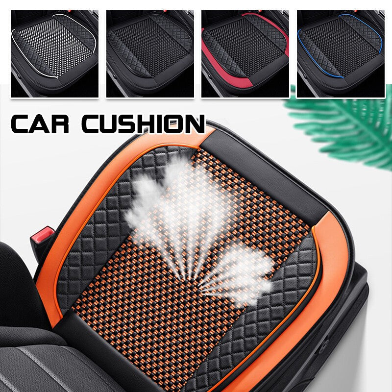 Car Full Surround Front Seat Cover Breathable PU Leather Cushion Mat Universal.*