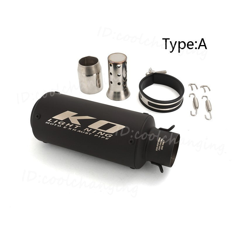 Universal 51mm Motorcycle Exhaust Tips Muffler Pipe Tail Tube Escape